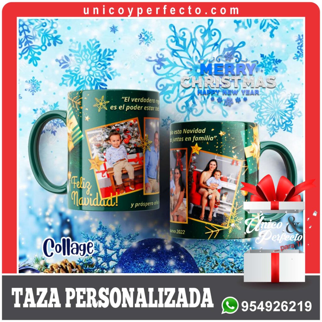 familia Tazas navideñas